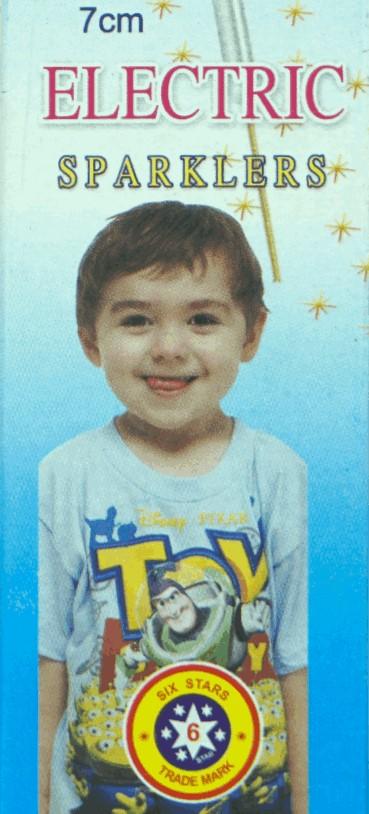 7 CM. ELECTRIC SPARKLERS